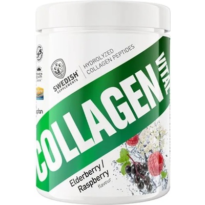 Swedish Supplements Collagen Vital, бъз и малина, 400 g, Swedish Supplements