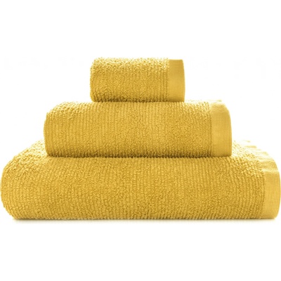 Sorema Ribbon froté osuška 550 gsm 95 x 150 cm mustard žlutá