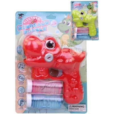 Bublifuk dinosaurus na baterie 20 cm