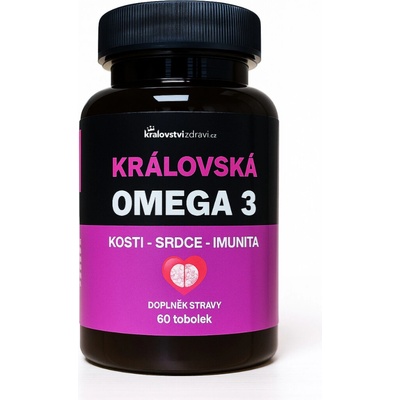 Kráľovská Omega 3 s vitamínmi K2, D3, E 60 kapsúl