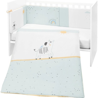 KikkaBoo Спален комплект от 2 части KikkaBoo Stripy Friends - EU style, 70 х 140 cm (41101020130)