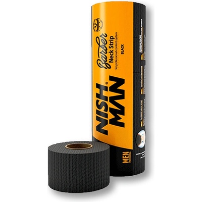 Nishman Barber Neck Strips Black Čierne papieriky okolo krku
