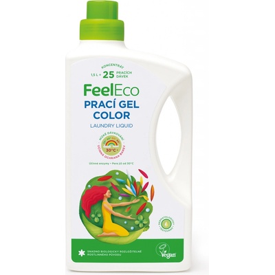 FeelEco prací gél na farebné prádlo 1,5 l