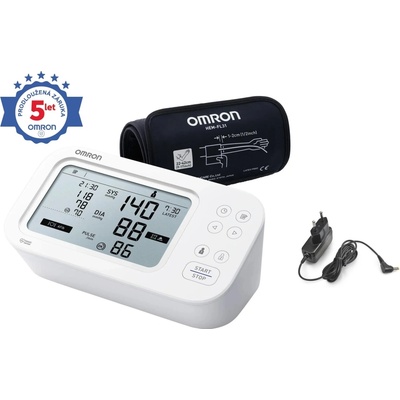 Omron Tonometer M6 Comfort AFib + adaptér