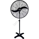 EUROLAMP Индустриален подов вентилатор 160w/230v, Ø 66 см, черен (eu0739)