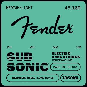 Fender SubSonic 7350ML 45-100 Струни за бас китара