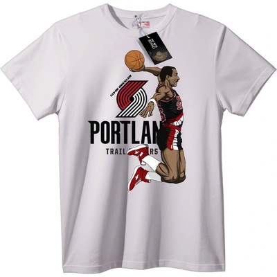 NOONEBRAND Тениска Portland Trail Blazers Баскетбол - 2XL, Black