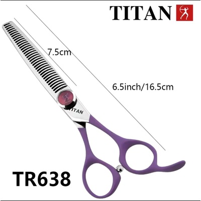 Titan Established 1918 Kadeřnické nůžky 6,5" Professional, trimovací TR638 VG-10