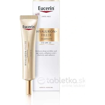 Eucerin Hyaluron-Filler+Elasticity očný krém SPF20 15 ml