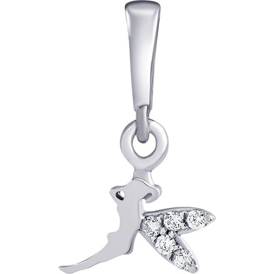 SILVEGO Stříbrný přívěsek Aniee ve tvaru víly s Brilliance Zirconia PRGPNP0043PS