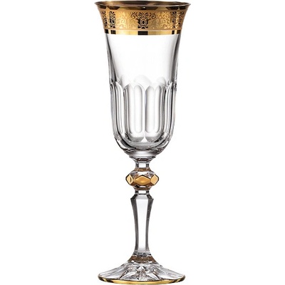 Bohemia Crystal Ručně broušené sklenice na šampaňské Romantic 2 x 150 ml