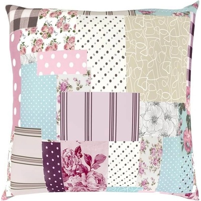 Kvalitex krep PATCHWORK ružová 50 x 50 cm