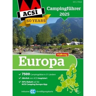 Europa 2024, Campingführer ACSI, 2 Teile