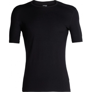 Icebreaker Мъжко мериносово термобельо Icebreaker 200 Oasis S/S Crewe Merino base layer - Black (015-0860-0112)