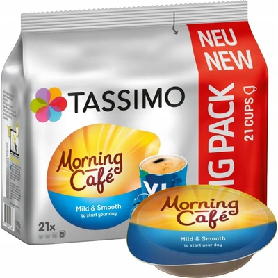 Tassimo Morning Cafe Kapsle Mild & Smooth XL 21 ks – Zbozi.Blesk.cz