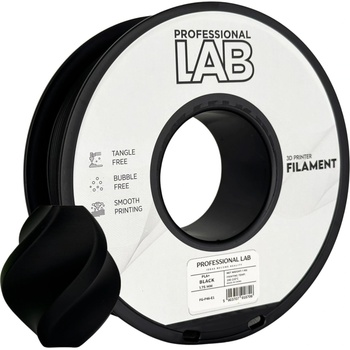 Professional Lab FG-P46-E1, 3D филамент, PLA+, Black, 1kg, 1, 75mm (FG-P46-E1)