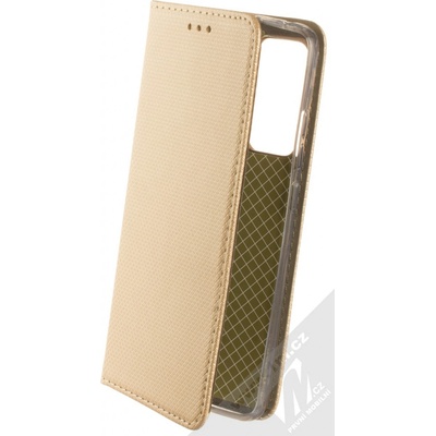 Pouzdro 1Mcz Magnet Book flipové Xiaomi 12, Xiaomi 12X zlaté gold