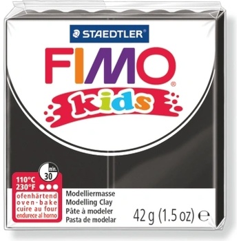 FIMO Полимерна глина Staedtler Fimo Kids, 42g, черен 9 (23848-А-ЧЕРЕН)