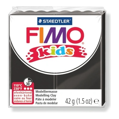 FIMO Полимерна глина Staedtler Fimo Kids, 42g, черен 9 (23848-А-ЧЕРЕН)