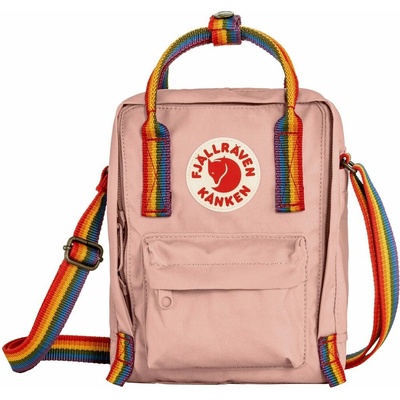 Fjällräven Kånken Rainbow Sling Chalk Rose- Rainbow