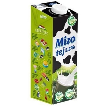 Mizo Mlieko trvanlivé s uzáverom 3,5% 1 l
