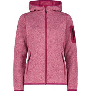 CMP Дамско поларено яке CMP Women's Jacket Fix Hood Jacquard Knitted 3H19826 Fleece jacket - Amaranto / Soft Pink - размер 38 (EU) (105-4940-3613)