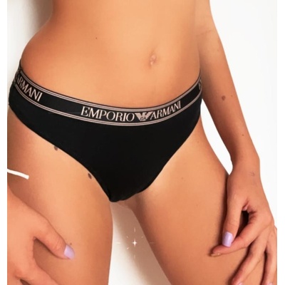 Dámske brazílky Emporio ARMANI 163337 3F227 čierne