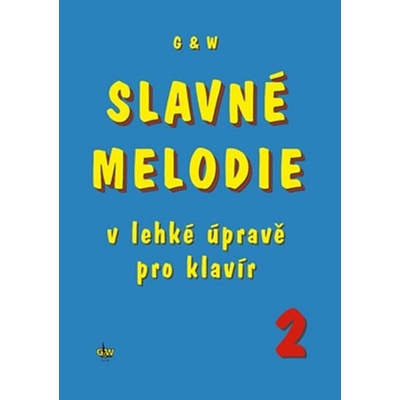 Slavné melodie 2 v lehké úpravě pro klavír + CD 1481071