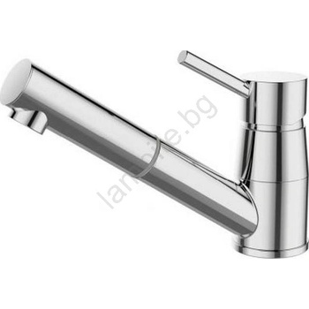 Alveus 1150888 - Кран за мивка с издърпваща се пръскачка nano 13, 9 см хром (av0127)