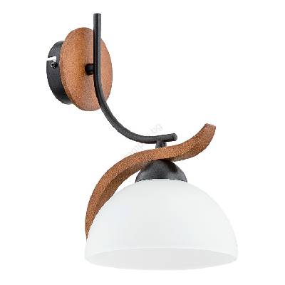 Аплик BAFIA 1xE27/15W/230V кафяв (ALF26120)