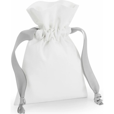 Westford Mill Pytel W121 s dárkovou stuhou bavlněný soft white/ S Bílá/šedá