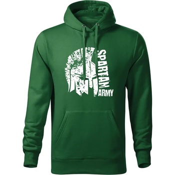 Image 1 of DRAGOWA мъжки суитшърт с качулка Леонид, зелен, 320г/м2 (8445)