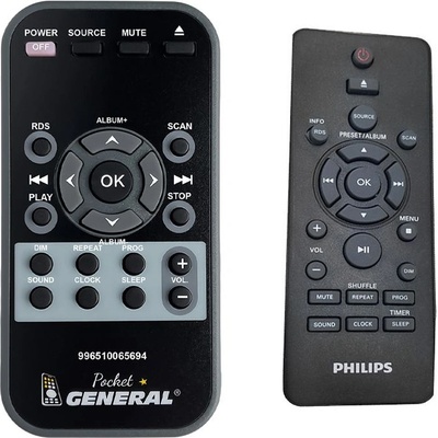GENERAL Philips 996510065694 - дистанционно управление дубликат (996510065694)