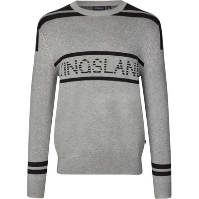 Kingsland Svetr Nolan pánský šedá melange