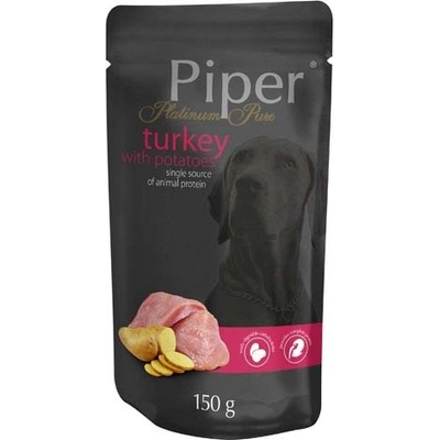 Piper Platinum Pure morka a zemiaky pre dospelých psov 150 g
