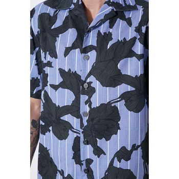 Neil Barrett Памучна риза Neil Barrett Boxy Bold Flowers Print Short Sleeve Shirt (MY60214A.Y059.765N)