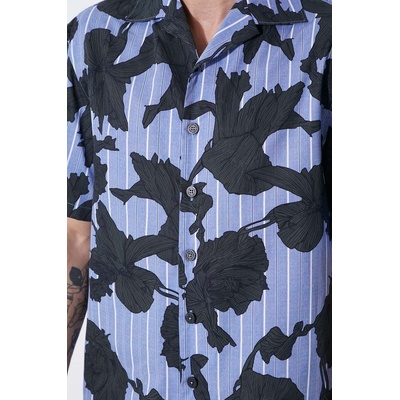 Neil Barrett Памучна риза Neil Barrett Boxy Bold Flowers Print Short Sleeve Shirt (MY60214A.Y059.765N)