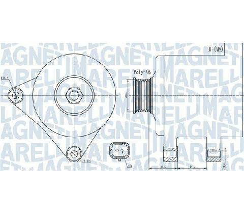 generátor MAGNETI MARELLI MQA2015