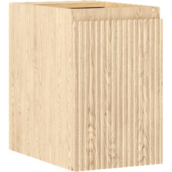 Mexen Rivel шкаф за баня под мивка 30 см, 1 врата, набразден, дъб - 91A21-03047-1-BF81 (91A21-03047-1-BF81)