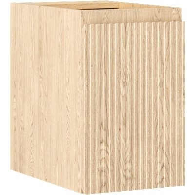 Mexen Rivel шкаф за баня под мивка 30 см, 1 врата, набразден, дъб - 91A21-03047-1-BF81 (91A21-03047-1-BF81)