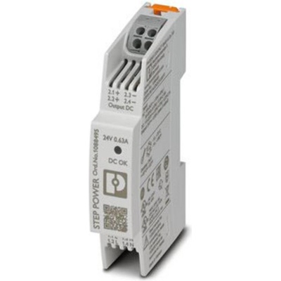 Phoenix Contact 1088495 síťový zdroj na DIN lištu 24 V/DC 0.63 A 15 W Počet výstupů:1 x Obsah 1 ks