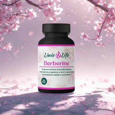 Linie4Life BERBERINE regulace cholesterolu, glukózy 30 dní