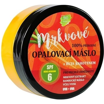 Vivaco Mrkvové opaľovacie maslo SPF6 s betakaroténom 150 ml