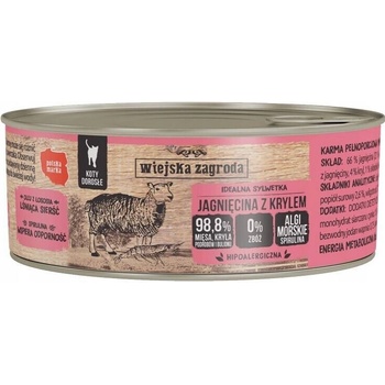 Wiejska Zagroda cat Jahňacie s Krylom 85 g