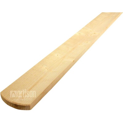 Plotovky dřevěné půlkulaté, severský smrk 18x95x1500, kvalita AB