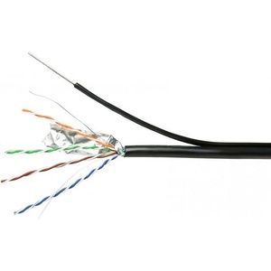  Кабел FTP/M + носещо въже Cat. 5e 24AWG CCA