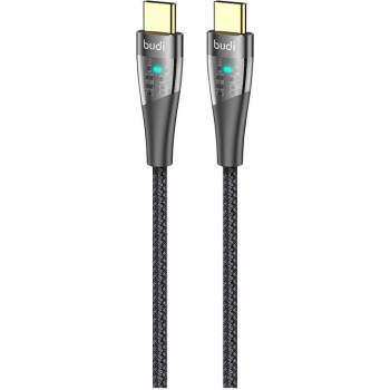 Budi 217TT USB-C na USB-C, 65 W, 1,5m, černý