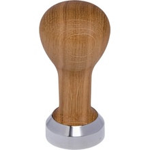 Buna Café Tamper dub olej, nerez mat, plochý 41 mm