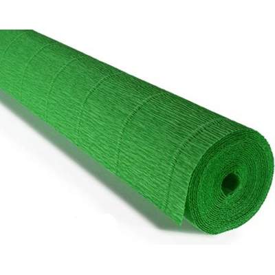 Italský krepový papír Cartotecnica Rossi 180g (50 x 250cm) - smaragdově zelená 563