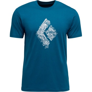 Black Diamond Мъжка тениска Black Diamond Engineered Diamond S/S Tee T-shirt - Indigo (216-5240-0314)